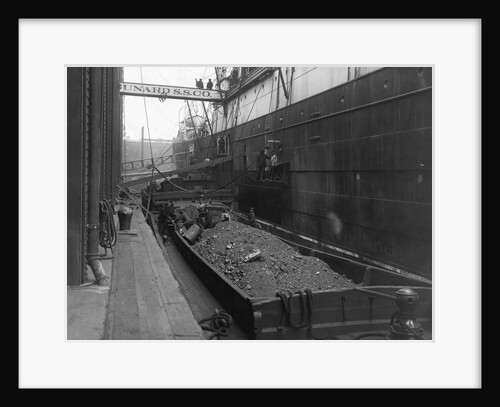 Loading Coal Onto Ships by Anonymous
