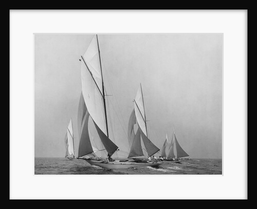 Saliboats Sailing Downwind by Anonymous