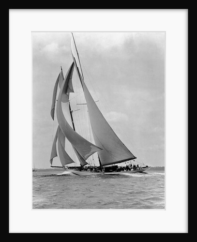 The Schooner Half Moon at Sail by Anonymous