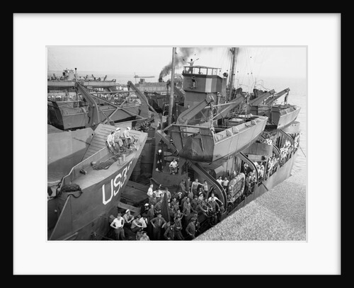 Troops Waiting to Debark From Overseas Duty by Anonymous