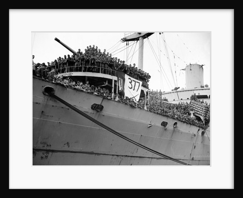 The "Victory Division" Comes Home by Anonymous