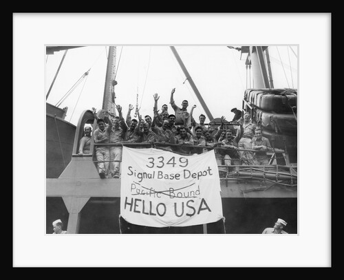 Soldiers Returning Home by Anonymous