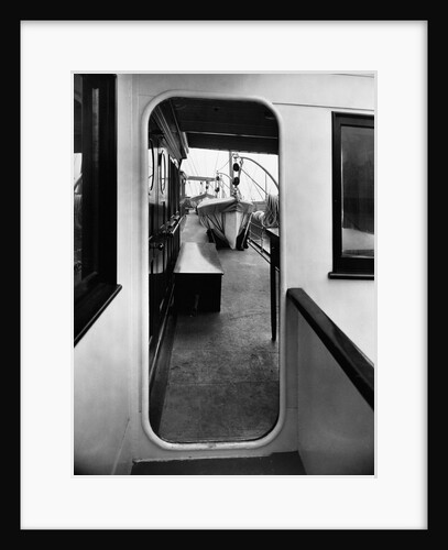 A Lifeboat Seen Through a Doorway by Anonymous