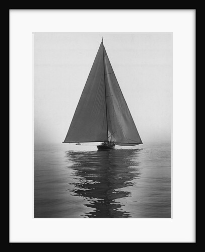 Sailboat with Full Sails on Calm Water by Anonymous