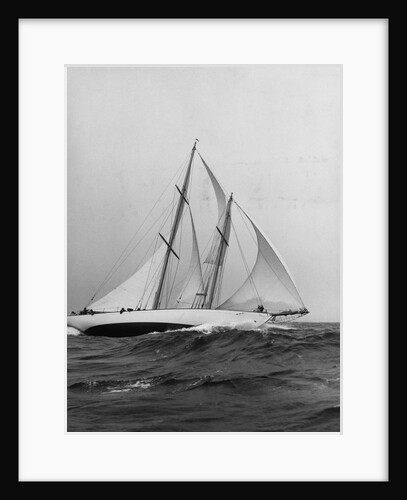 Sailboat in Large Waves by Anonymous