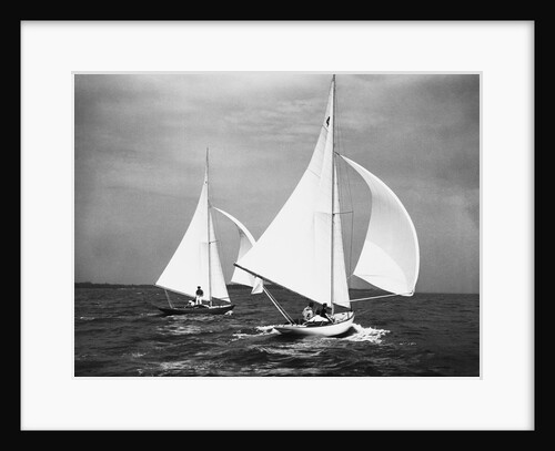 Two Small Sailboats by Anonymous