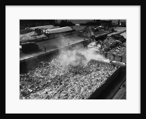 Dumping Rubbish Onto Scows by Anonymous