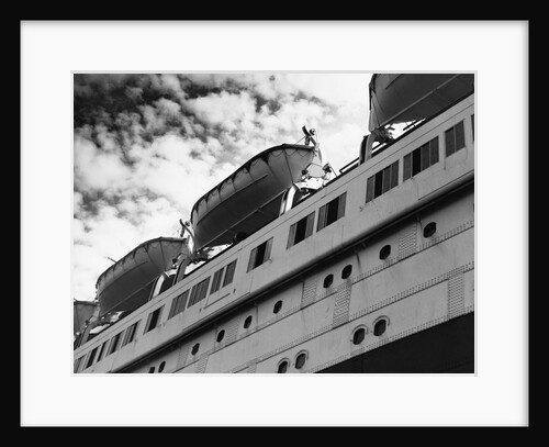 Lifeboats on a Passenger Ship by Anonymous