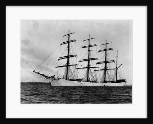 Merchant Ship with Four Masts by Anonymous