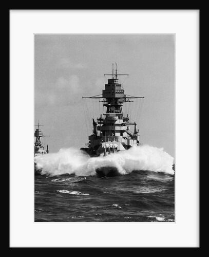 USS Arizona Battleship at Sea by Anonymous