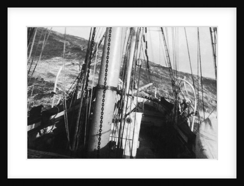 Ship in Rough Seas by Anonymous