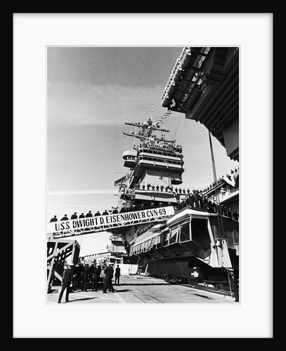 Commissioning Ceremony of USS Dwight D. Eisenhower by Anonymous