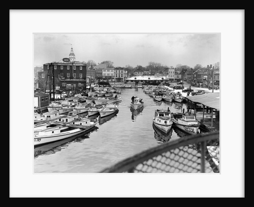 Oyster Boats in a Marina by Anonymous