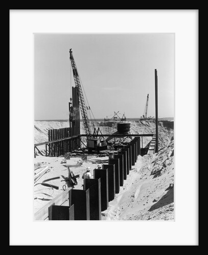 Building of the Chesapeake Bay Tunnel by Anonymous