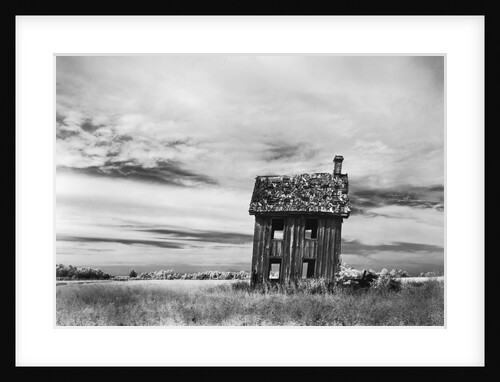 Dilapidated Leaning House by Anonymous