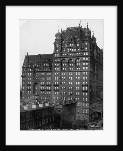The Waldorf-Astoria Hotel by Anonymous