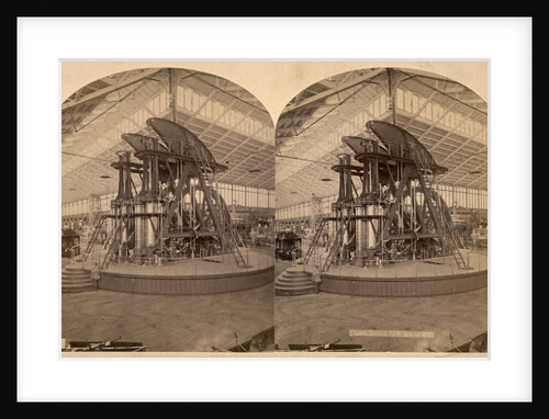Corliss Engine on Display at International Exhibition by Anonymous