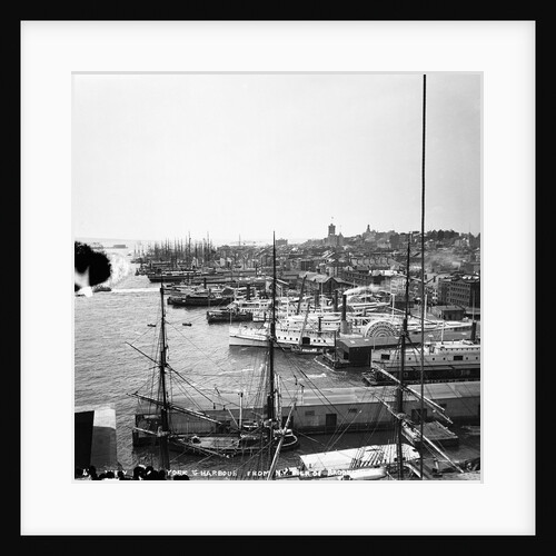 New York Harbor from Brooklyn Pier by Anonymous