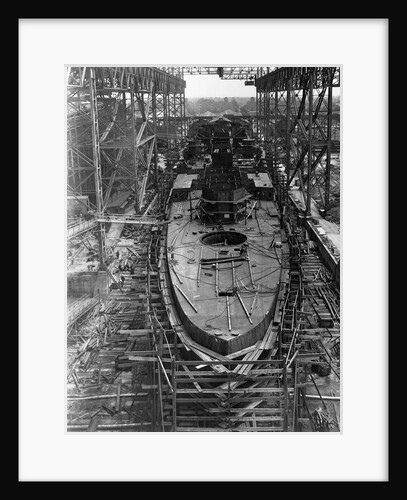 Cruiser Houston Under Construction by Anonymous
