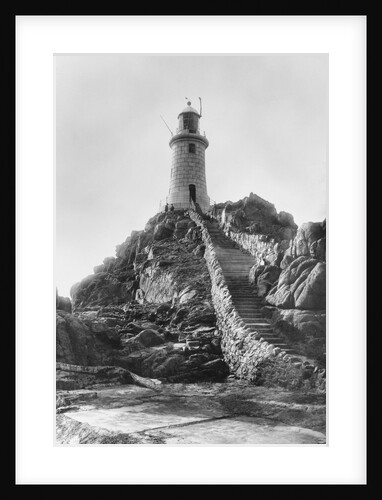 La Corbiere Lighthouse in the Jersey Channel Islands by Anonymous