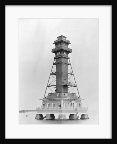 Craighill Lighthouse in Chesapeake Bay by Anonymous