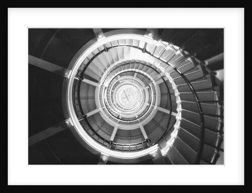 Spiral Staircase Inside Cape Henry Lighthouse by Anonymous