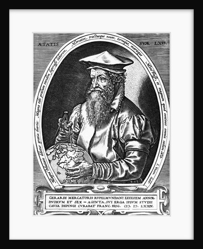 Portrait of Gerardus Mercator by Anonymous