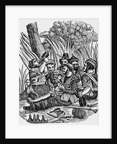 Captain Roberts and Pirates on Malabar Coast by Anonymous