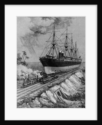 Conceptual Drawing of Interoceanic Ship Railway by Anonymous