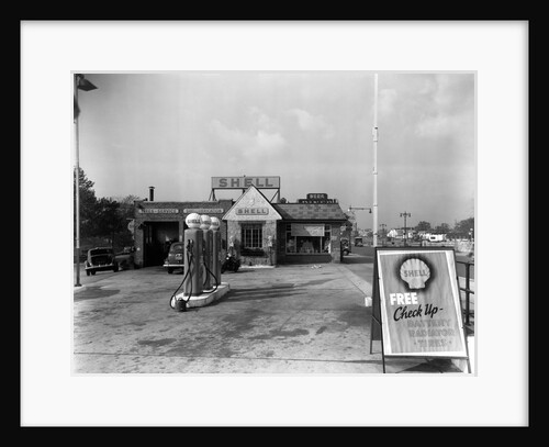 Shell Gasoline Station by Anonymous
