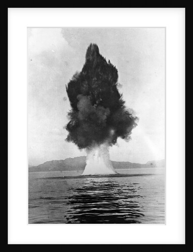 German Submarine Exploding from 450 Pounds of TNT by Anonymous