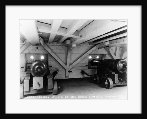 Gun Deck of USS Constitution by Anonymous
