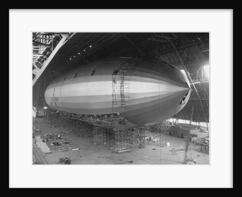 US Navy Airship Akron Under Construction by Anonymous
