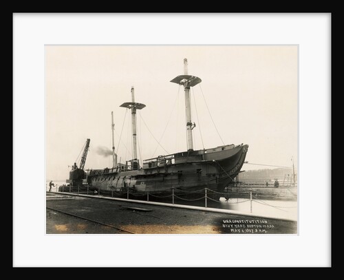 Frigate USS Constitution Under Restoration by Anonymous
