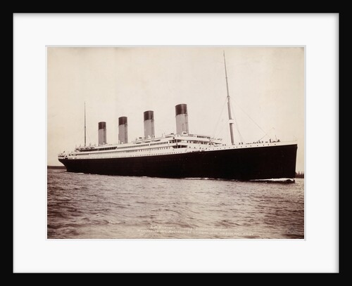 R.M.S. Titanic Embarking on Fatal Maiden Voyage by Anonymous