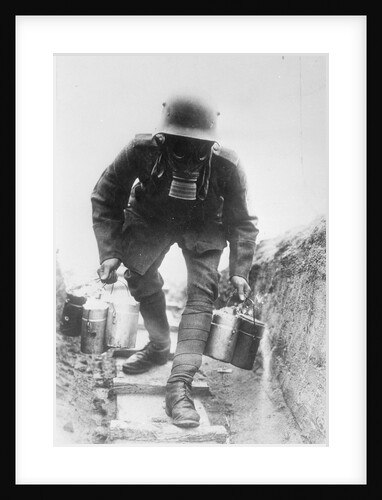 Soldier Carrying Buckets by Anonymous