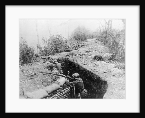 Soldiers Fighting From the Trenches by Anonymous