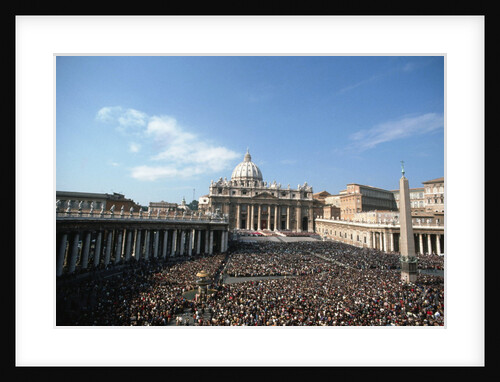 St Peter's Square, October 16th 1978 by Anonymous