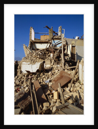 Building Destroyed by Earhquake by Anonymous