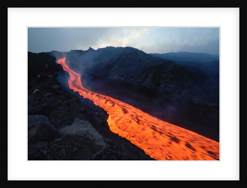 Lava Flow from Mount Etna by Anonymous