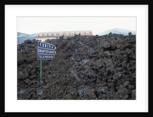 Building Buried by Lava by Anonymous
