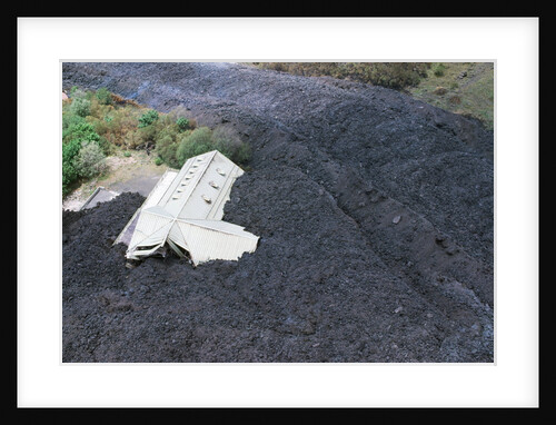 Building Buried by Lava by Anonymous