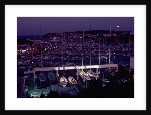 Marina of Porto Cervo at Night by Anonymous