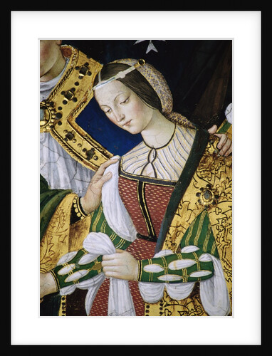 Detail of Fresco Painting of Frederick III's Betrothal to Eleonora of Portugal by Pinturicchio