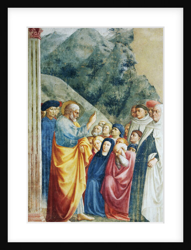 Saint Peter Preaching by Masolino da Panicale