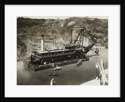 View of the Panama Canal by Anonymous