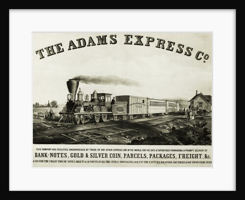 View of the Adams Express Co. Train by Anonymous