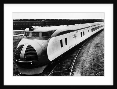 View of Moving Train by Anonymous