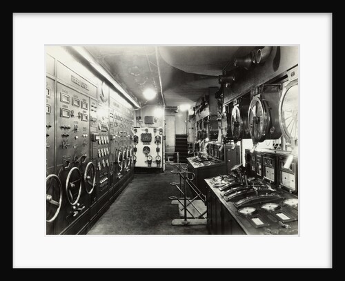 Engine Room of S.S. Normandie by Anonymous