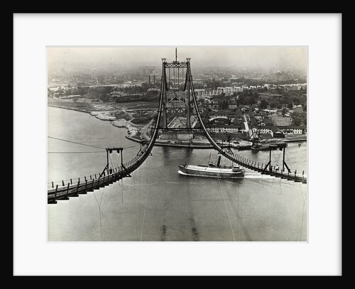 Building of the Triborough Bridge by Anonymous